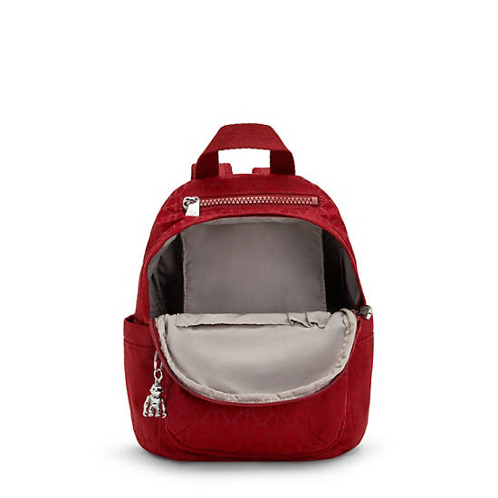 Kipling Delia Mini Ryggsäck Röda | SE 1651AH